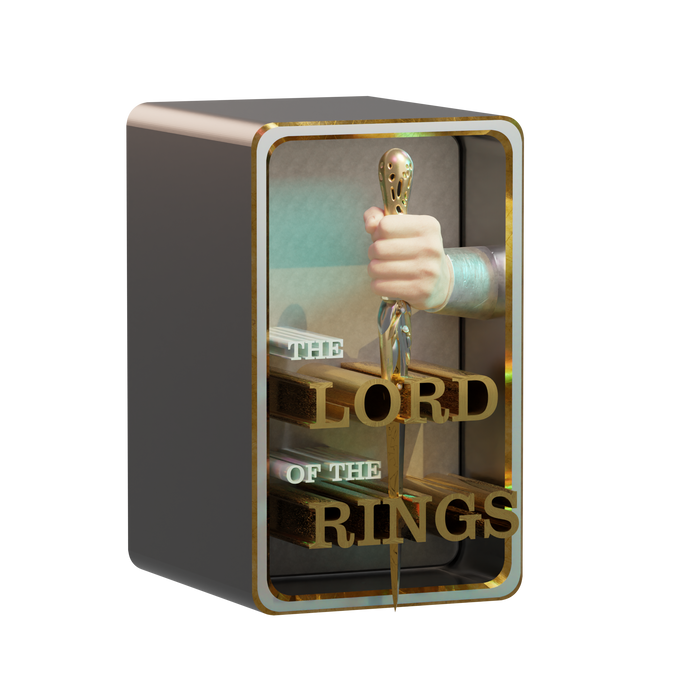 Rings of Power Book Case Display