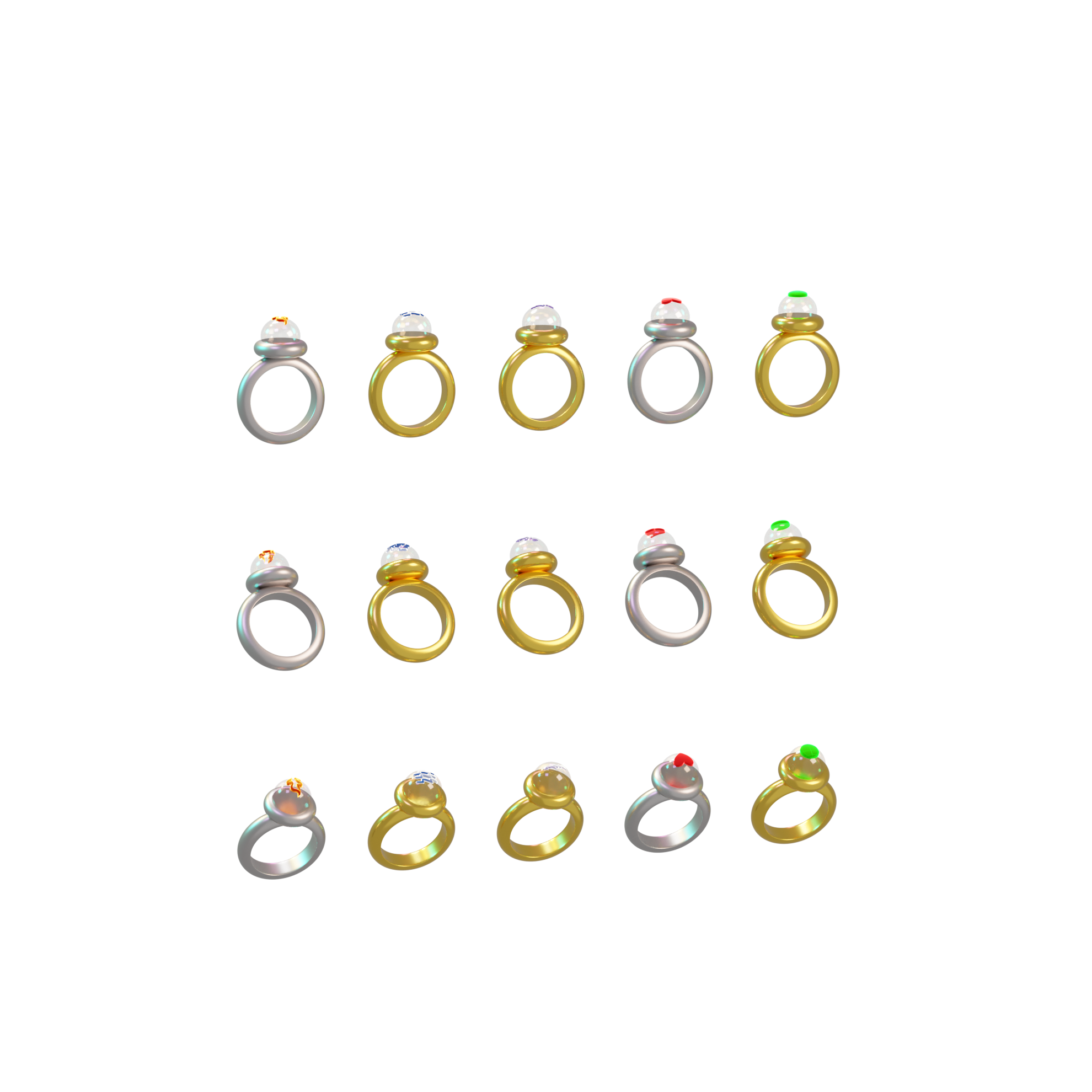 Captain Planet Ring Collection — Nikko Industries