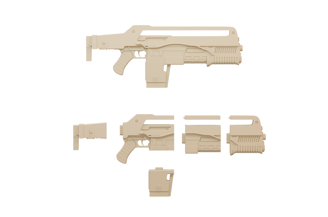 Pulse Rifle Step File Alien Romulus M41 Pulse Rifle — Nikko Industries