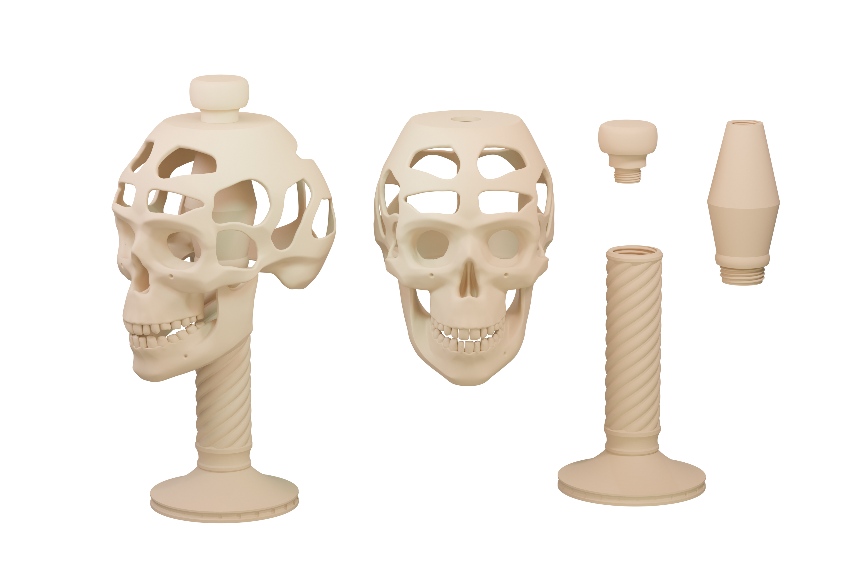 Skull Helmet Display Desktop Version — Nikko Industries