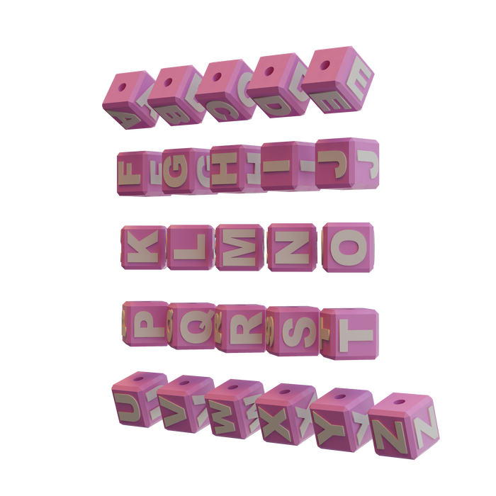 Stanley Cup Charms- Letter Blocks