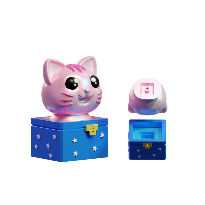 Cat in a Box Fidget Clicker — Nikko Industries