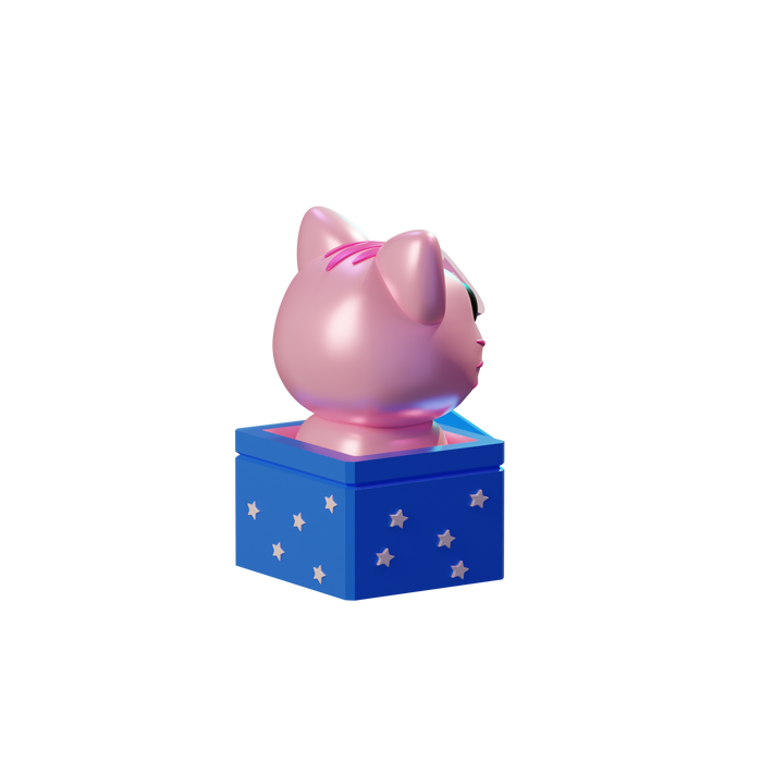 Cat in a Box Fidget Clicker — Nikko Industries