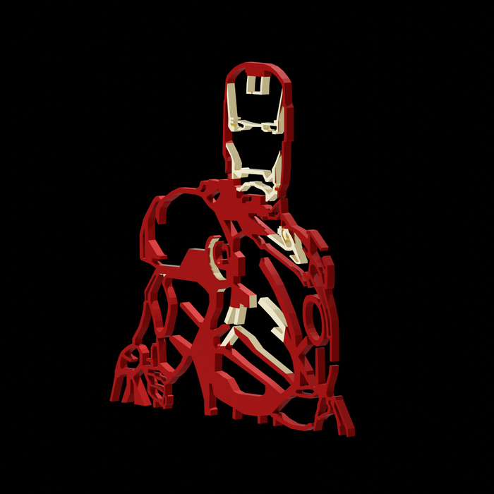 Iron Man Silhouette Wall Art