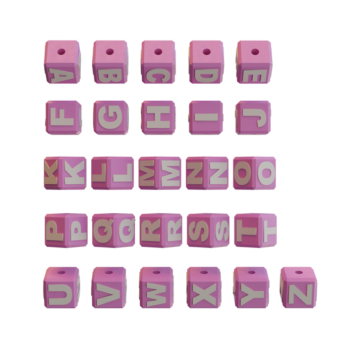 Stanley Cup Charms- Letter Blocks