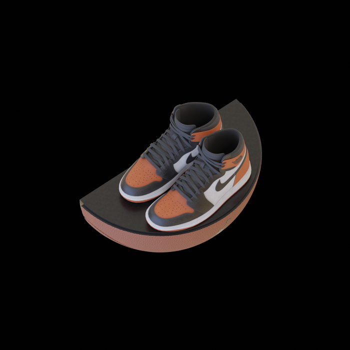 Jordan Basketball Shoe Display