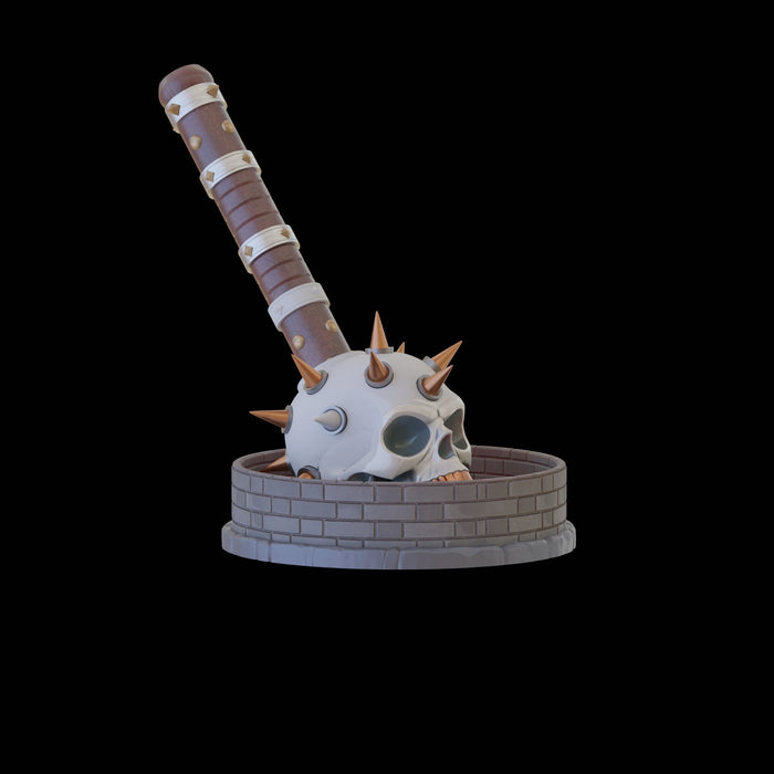 Skull Mace Dice Tower