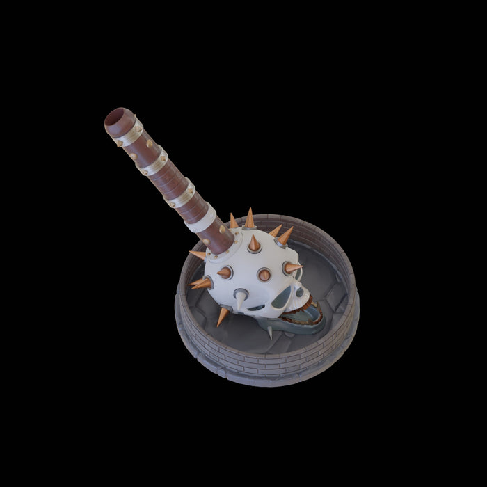 Skull Mace Dice Tower