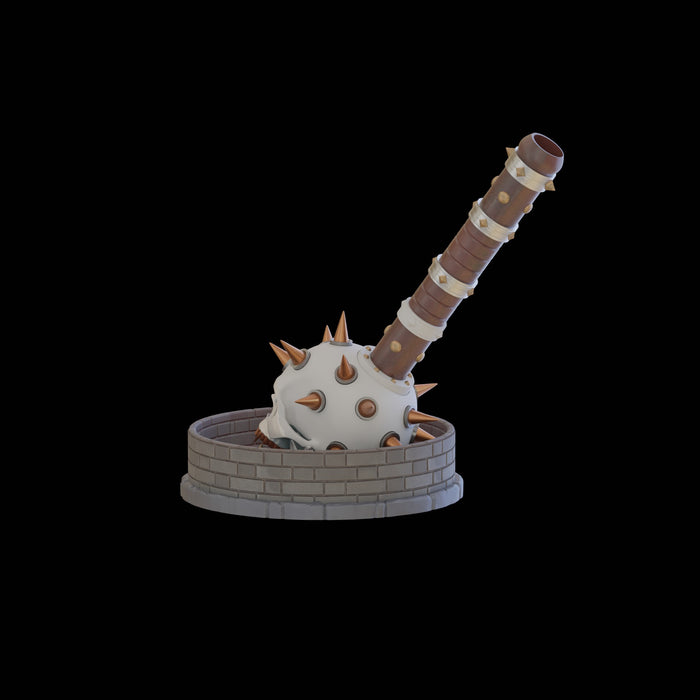 Skull Mace Dice Tower