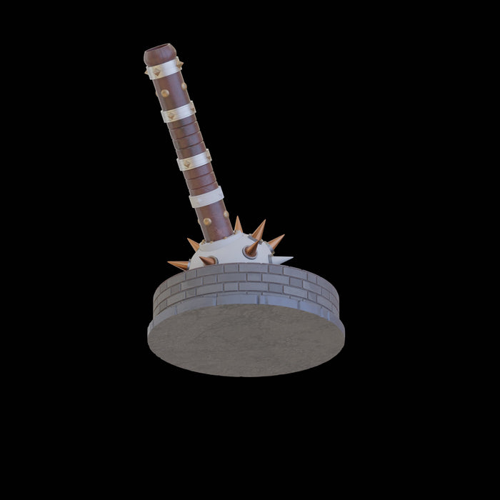 Skull Mace Dice Tower