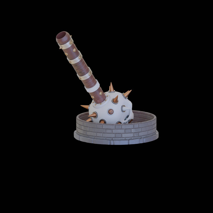 Skull Mace Dice Tower