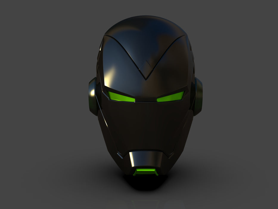 Superior Iron Man Helmet Neon