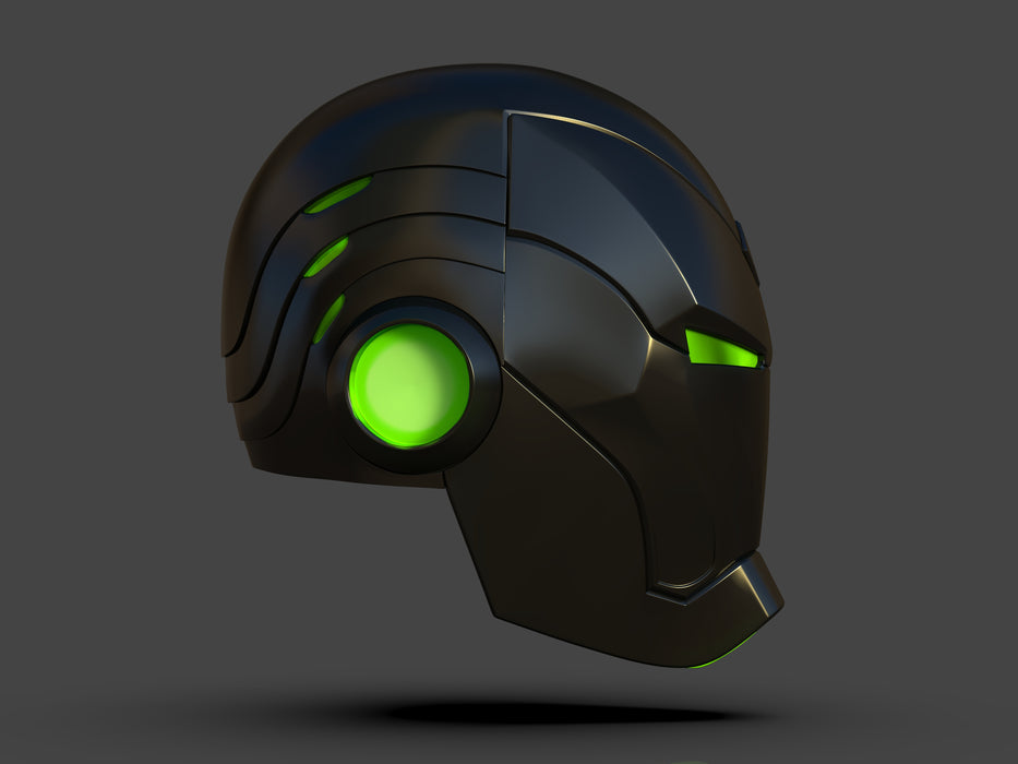 Superior Iron Man Helmet Neon