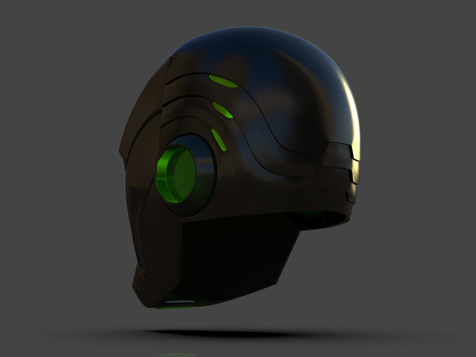 Superior Iron Man Helmet Neon