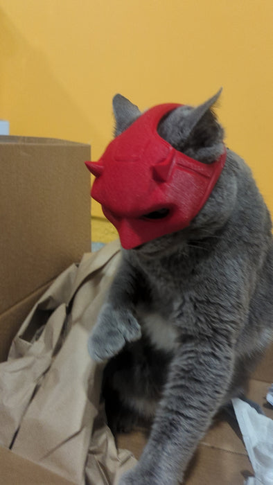 Daredevil Cat Cowl 3d Printing STL File