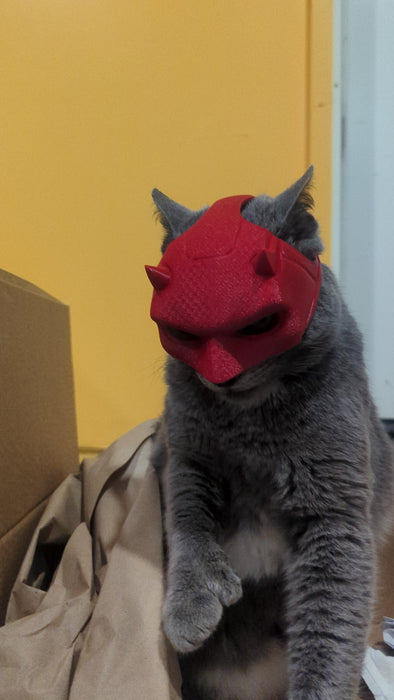Daredevil Cat Cowl 3d Printing STL File