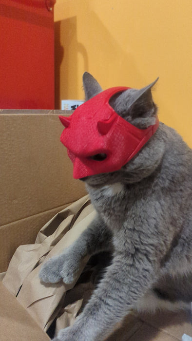 Daredevil Cat Cowl 3d Printing STL File