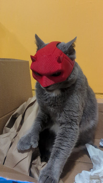 3d Printed Daredevil Cat Mask