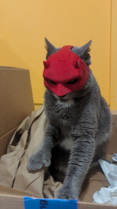 Daredevil Cat Cowl 3d Printing STL File