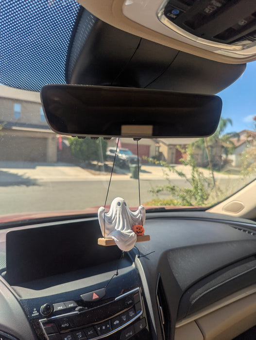 Ghost on a Swing Ornament