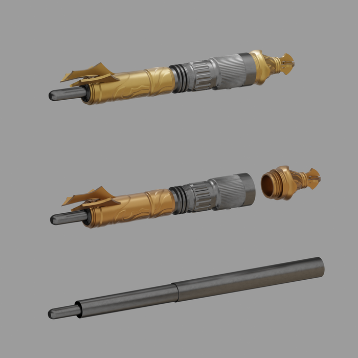 Print in Place Collapsible Jedi Lightsaber Concept 11