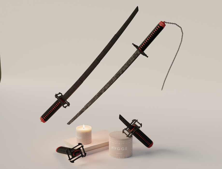 Ichigo Bankai Tensa Zangetsu Collapsible Sword