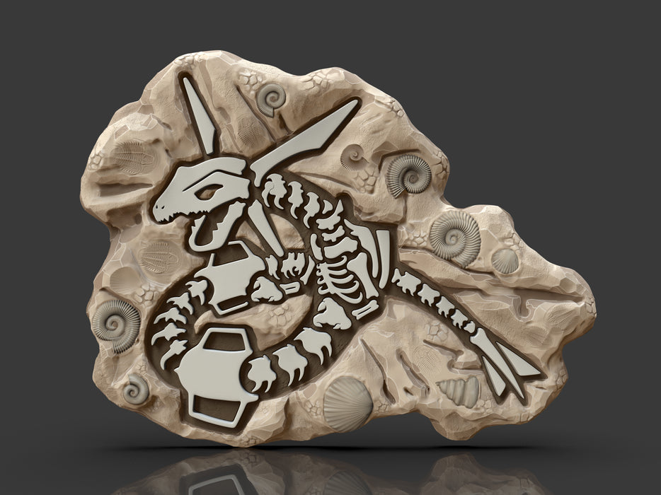 Rayquaza Pokemon Fossil Puzzle