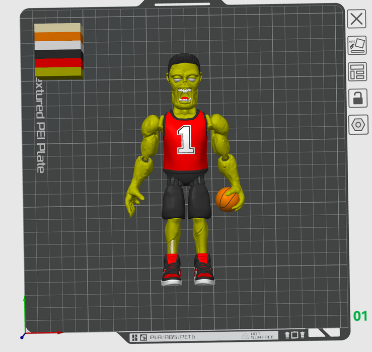 Flexi Zombie Basketball