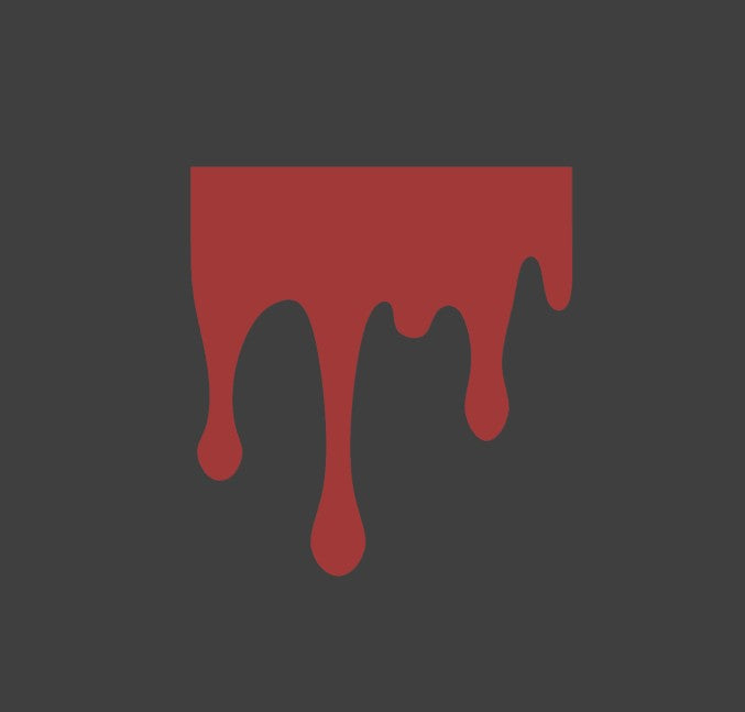 Blood Drip Door Decor