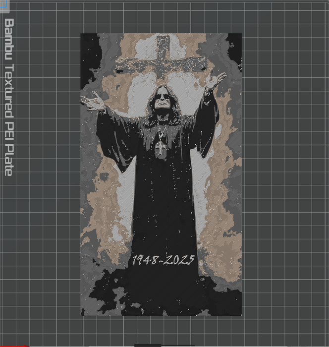 Ozzy Osbourne Memorial Hueforge