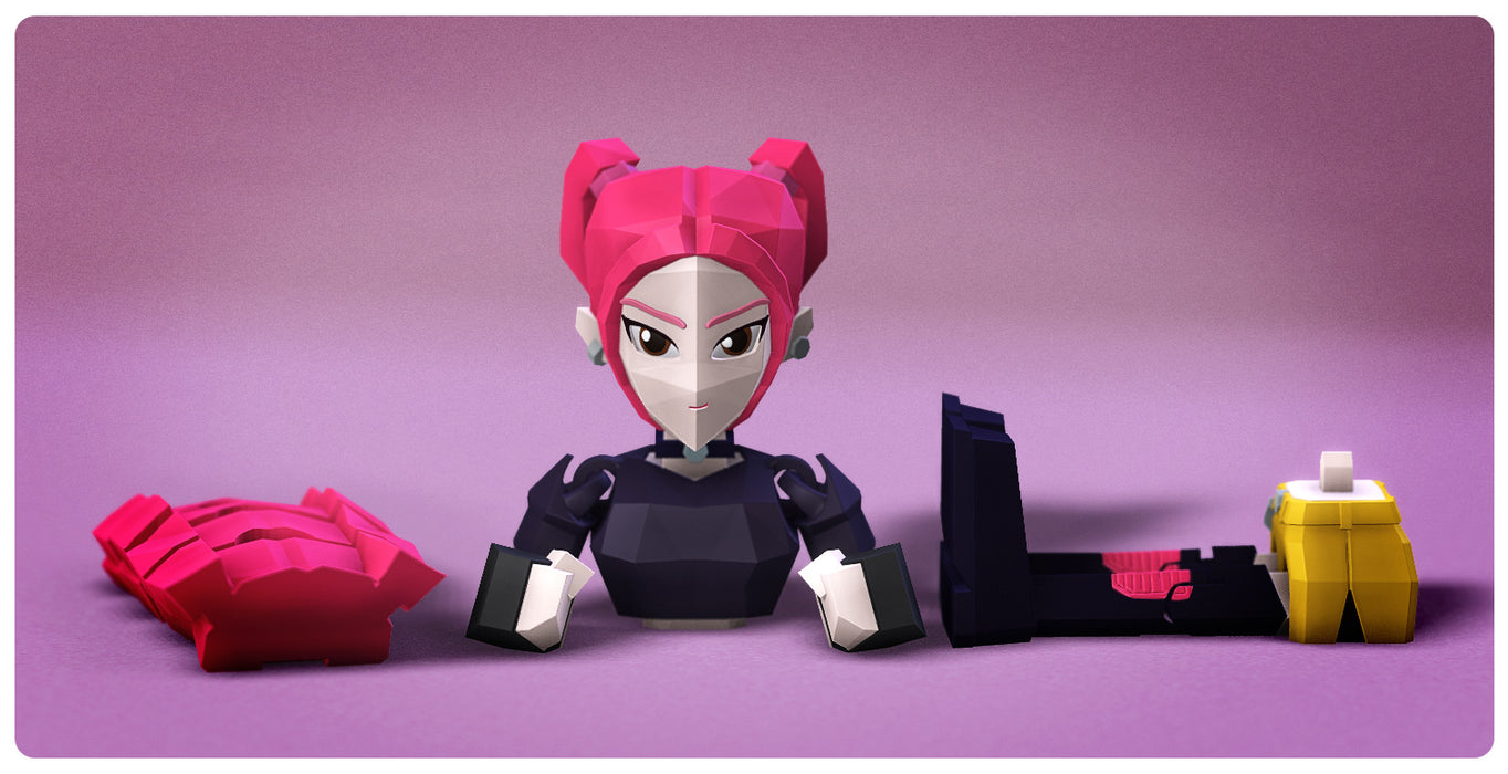 Low Poly KPop Demon Hunters Mira