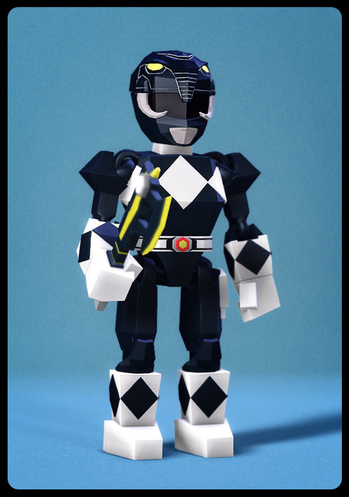 Low Poly Black Ranger