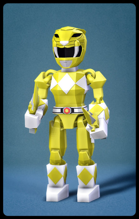 Low Poly Yellow Ranger