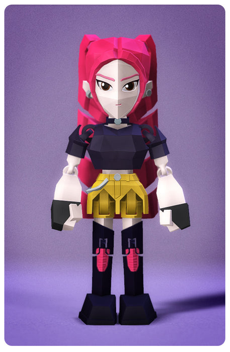 Low Poly KPop Demon Hunters Mira