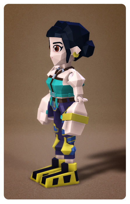 Low Poly KPop Demon Hunters Zoey