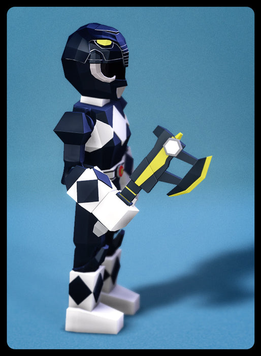 Low Poly Black Ranger