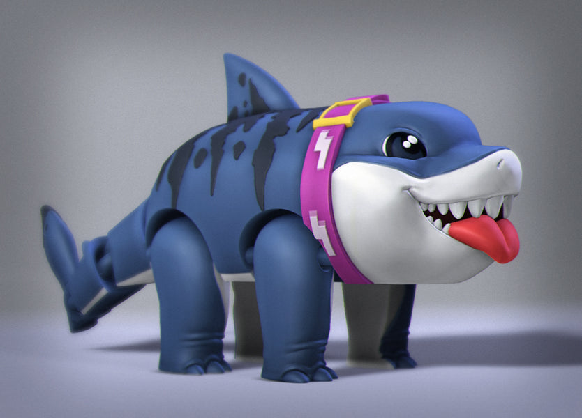 Flexi Marvel Rivals Jeff the Land Shark — Nikko Industries