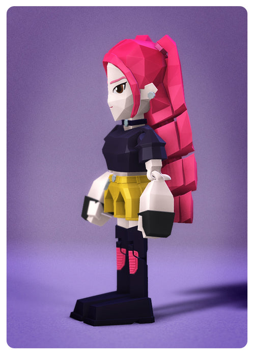 Low Poly KPop Demon Hunters Mira