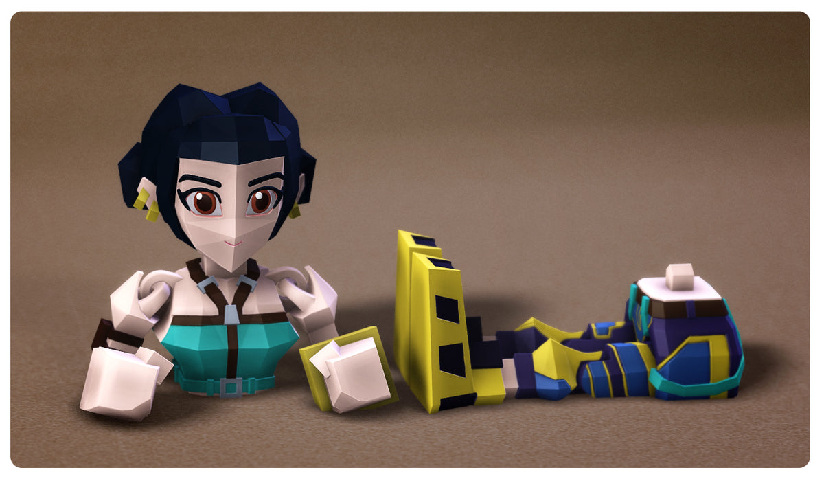 Low Poly KPop Demon Hunters Zoey