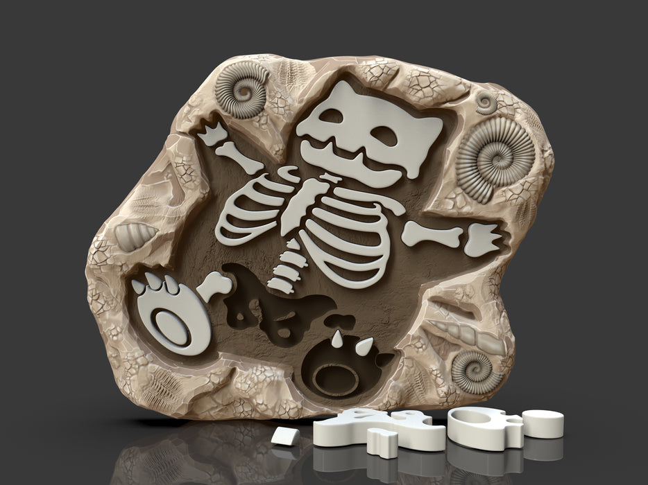 Snorlax Fossil Puzzle Toy