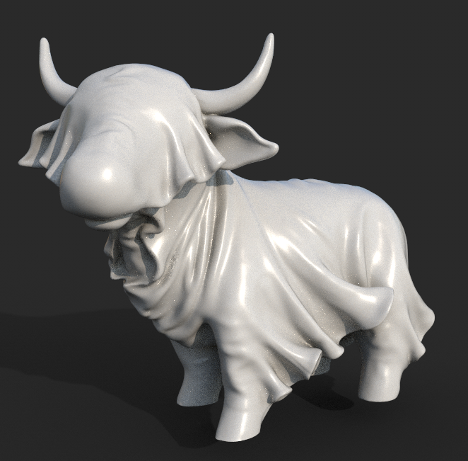 Cracker Barrell Ghost Cow