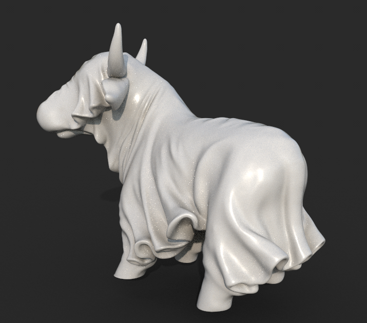 Cracker Barrell Ghost Cow