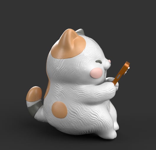 Cat Monitor Buddy- Cat on Phone