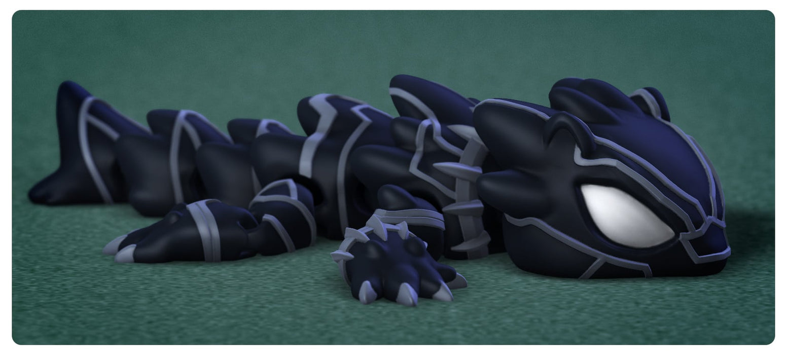 Black Panther Flexi Dragon