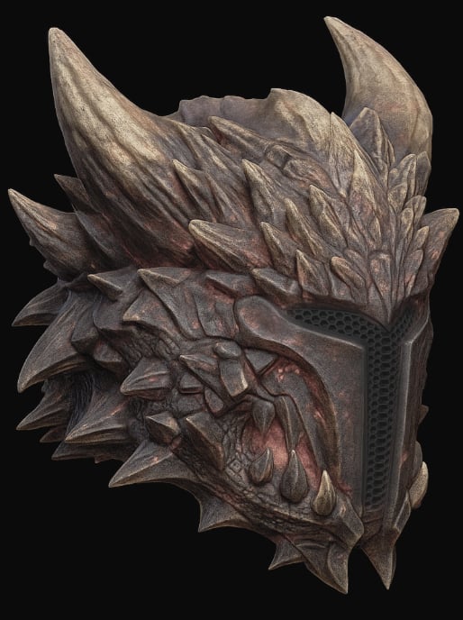 Nergigante Mandalorian Helmet