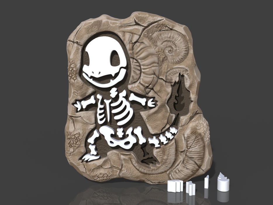 Poke Fossil Puzzle Charmander