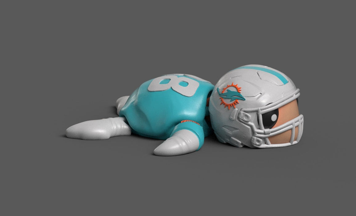 Football Turtle Miami Dolphins