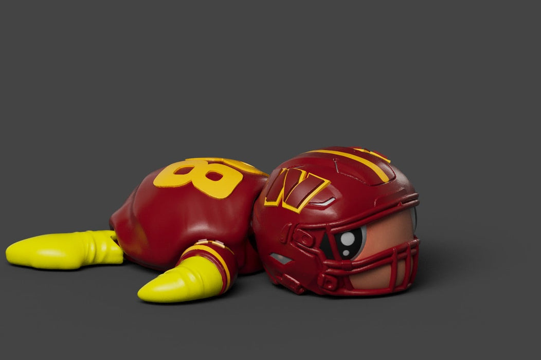 Football Turtle Washington Commanders