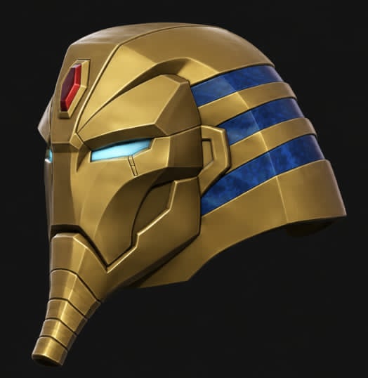 Marvel Rivals Iron Man Pharoah Helmet