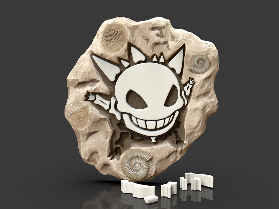 Gengar Fossil Puzzle Toy